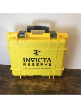 BRAND NEW Invicta Reserve 15-Slot Dive Impact Watch Case, Yellow DC15YEL NEW